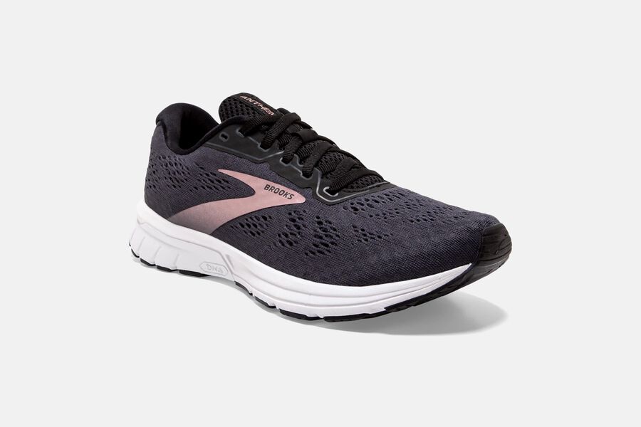 Brooks Anthem 3 Road Running Shoes Womens - Black/Pink - LEMJX-6215